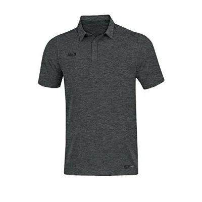 Abbildung von JAKO Fussball Premium Basics Poloshirt, Herren, Größe: XXL, Grau