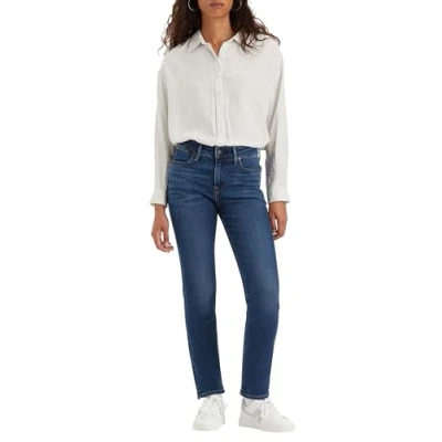 Abbildung von Levi&#039;s 712 Slim WELT Pocket Jeans Fit, Damen, Größe: 34x30, Blue wave dark