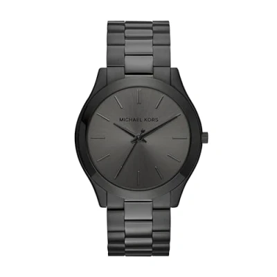 Abbildung von Michael Kors Runway Uhr schwarz, Größe: One Size, Schwarz