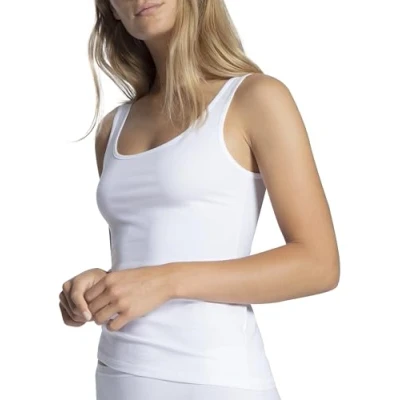 Abbildung von CALIDA Natural Comfort Tank Top Damen, mit Rundhals Ausschnitt