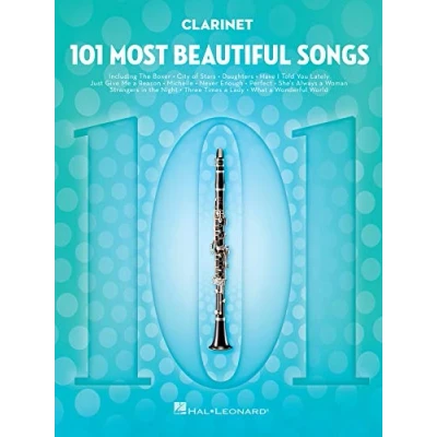Abbildung von 101 Most Beautiful Songs for Clarinet