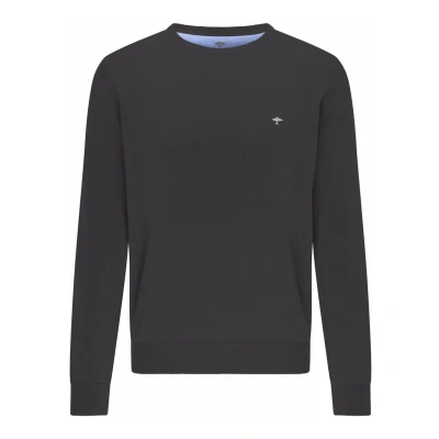Abbildung von FYNCH HATTON Strickpullover »FYNCH Langarmpullover«, (1 tlg.), mit Logostickerei