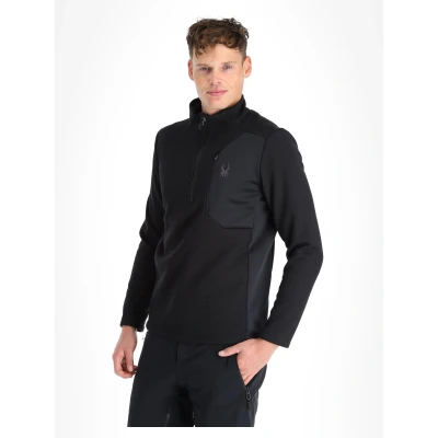 Abbildung von Spyder Bandit Half Zip, Herren, Schwarz, S