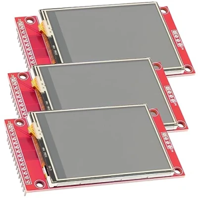 Abbildung von AZDelivery 3 x 2.4 Zoll LCD TFT Touch Display Kompatibel mit Arduino und Raspberry Pi 320 240 Auflösung, ILI9341 Treiber, SPI Schnittstelle