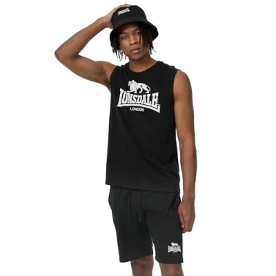 Abbildung von Lonsdale Normale Passform Shorts, Herren, Größe: 5XL, Black white
