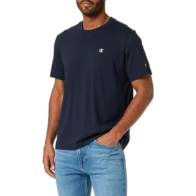 Abbildung von Champion Crewneck Tshirt basic, Herren, Größe: XXL, Navy