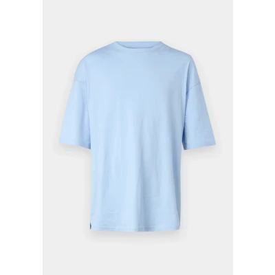 Abbildung von Jack &amp; Jones Jjecharge Oversize TEE O NECK Tshirt basic, Herren, Größe: Small, Chambray blue
