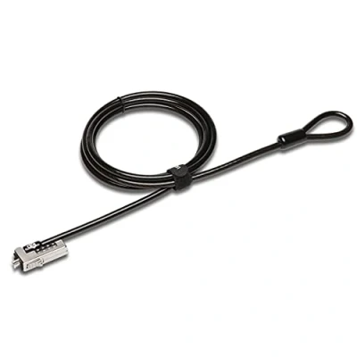 Abbildung von Kensington Slim NanoSaver Ultra Kombinationsschloss, Flacher Schließkopf, Höchster Sicherheitsschutz, 1,8 m langes, Extra Dickes Karbonstahlkabel, Diebstahlschutz für Laptops und Zubehör (K60629WW)