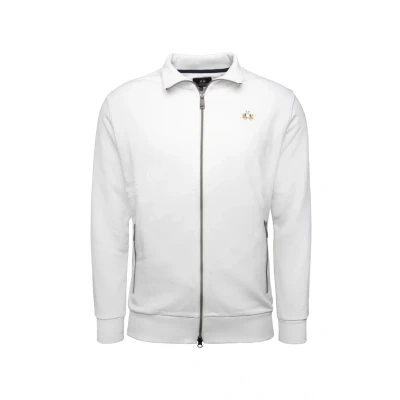 Abbildung von La Martina Sweatjacke, Herren, Größe: Small, Optic white maffp