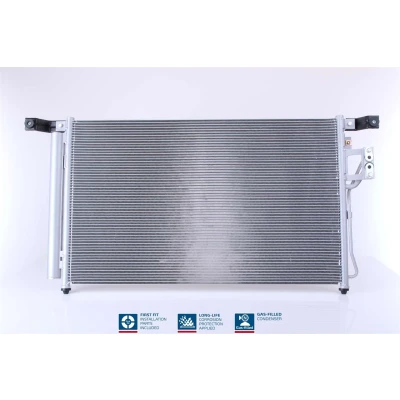 Abbildung von NISSENS 940278 Klimakondensator mit Trockner Aluminium 716 R 134a HYUNDAI: SANTA FE 2