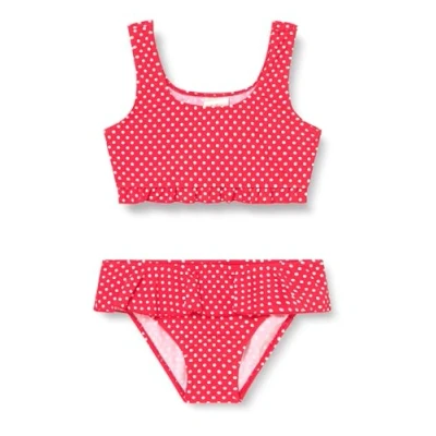 Abbildung von Playshoes Mädchen Uv schutz Bikini Badeanzug Schwimmanzug Badebekleidung, Punkte, 98 104 EU