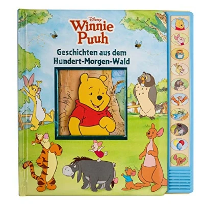 Abbildung von Disney Winnie Puuh Geschichten aus dem Hundert Morgen Wald Vorlese Pappbilderbuch mit 10 Geräuschen Soundbuch: Melodien Kinderlieder
