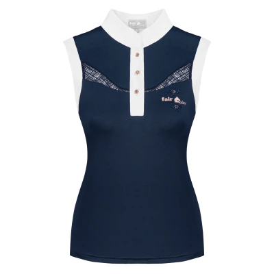 Abbildung von Fair Play Turniershirt Cecile Rosegold Sleeveless Navy 40