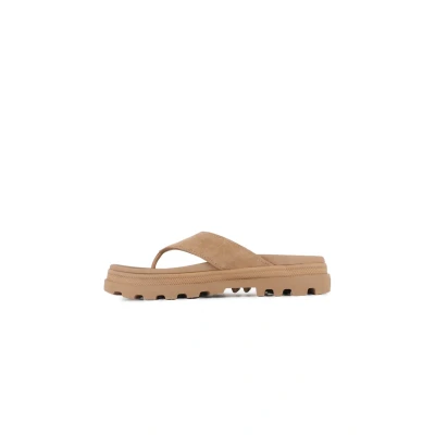 Abbildung von Palladium Dunelite AZUR SDE Zehentrenner, Herren, Größe: 37, Dear brown Schuhe