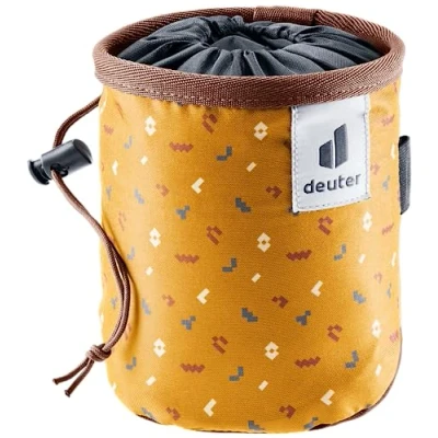 Abbildung von deuter Gravity Chalk Bag I Magnesiabeutel, cinnamon blocks umbra