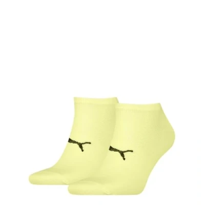 Abbildung von Puma Unisex Sneaker Socken, Gelb, 35/38 (3er Pack)