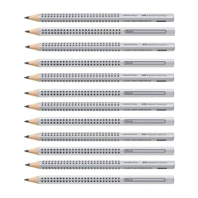 Abbildung von FABER CASTELL 205046 Bleistift Jumbo Grip, Härtegrad B, 12 Stück