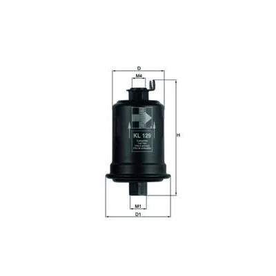 Abbildung von MAHLE ORIGINAL KL 129 Kraftstofffilter Leitungsfilter TOYOTA: Celica V Coupe, IV Convertible, MITSUBISHI: ECLIPSE 1