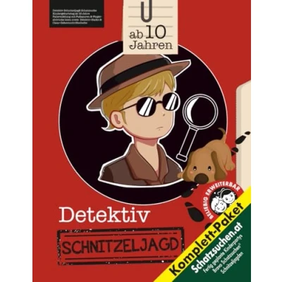 Abbildung von Detektiv Schnitzeljagd Schatzsuche Kindergeburtstag ab 10 Jahre: Fallermittlung mit Fußspuren &amp; Fingerabdrücke lesen sowie Hacks Cäsar Geheimschriftscheibe (Bravo Schatzsuche)