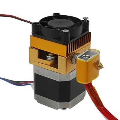 Abbildung von DollaTek 3D Drucker MK8 Extruder Hotend 0.4mm Düse Neueste Upgrade Druckkopf 1.75mm Filament für Reprap Mendel MakerBot &amp; Rework