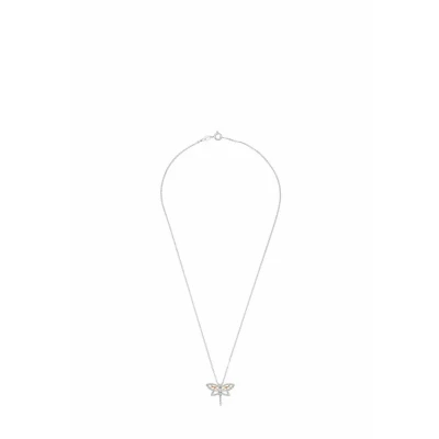 Abbildung von amor Zirkonia Halskette, Damen, Größe: 45, Bicolor