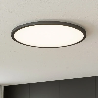 Abbildung von Brilliant LED Panel »Tuco«, 1 flammig, Leuchtmittel Modul fest integriert, Ø 50cm, dimmbar, CCT, 3900 lm, Fernbedienung, Kunststoff, schwarz/weiß