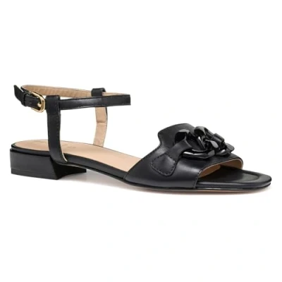 Abbildung von Geox D NEW Eraklia 15 Riemensandalette, Damen, Größe: 41, Black Schuhe