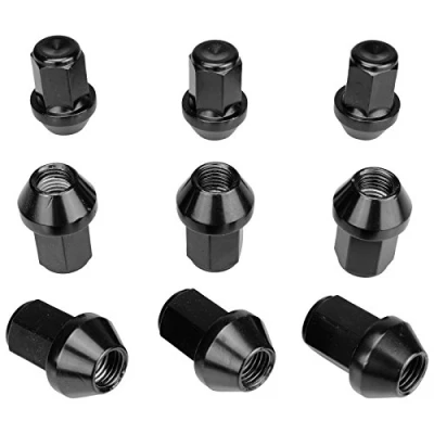 Abbildung von 24 SCHWARZ Radmutter Mutter M12x1,25x34 SW19 Kegelbund Kegel 60 Alu Stahl Felgen