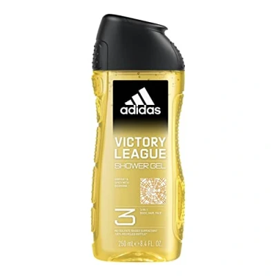 Abbildung von Adidas, Victory League Duschgel 3 in 1 für Körper, Haare und Gesicht, vegane Formel, 250 ml