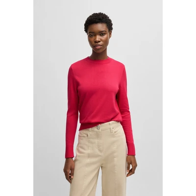 Abbildung von BOSS Fanikales Strickpullover, Damen, Größe: Medium, Dark pink