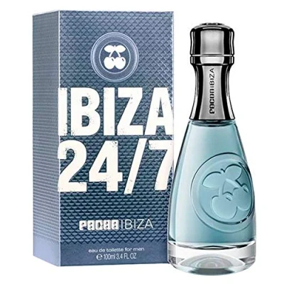 Abbildung von Pacha Ibiza 24/7, Eau de Toilette für Männer, Wässrig blumiger Fougere mit Zitrus, Lavendel, Holz und Leder 100 ml