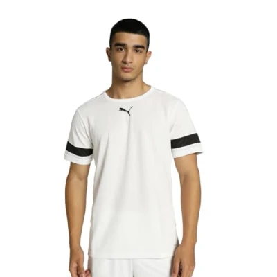Abbildung von puma Herren Teamrise Jersey Shirt, White Black White, M EU