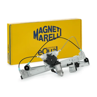 Abbildung von Magneti Marelli Fensterheber vorne links elektrisch mit Elektromotor 350103170193 VOLKSWAGEN: Polo III Hatchback, V IV Hatchback