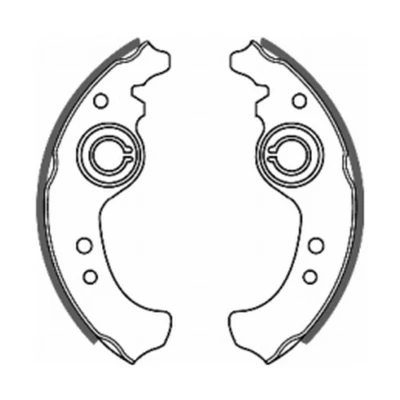 Abbildung von KRAFT 6023000 Bremsbacken 185,0 31,0 FIAT: Panda I Hatchback, Seicento / 600 850 Saloon