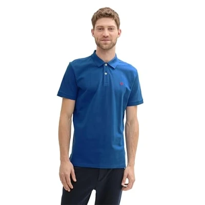 Abbildung von TOM Tailor Basic POLO Poloshirt, Herren, Größe: XXL, Advanced blue