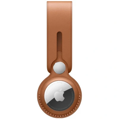 Abbildung von Apple AirTag Leder Loop saddle brown MX4A2ZM/A