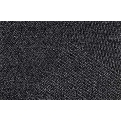 Abbildung von DUNE Stripes dark grey 60x90 cm, innen und außen, waschbar