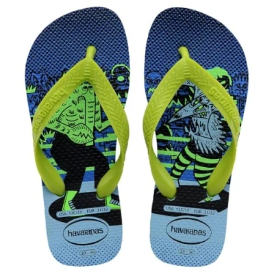 Abbildung von Havaianas Zehentrenner für Kinder, Größe: 29 30, Lavender blue/lemon green Kunststoff
