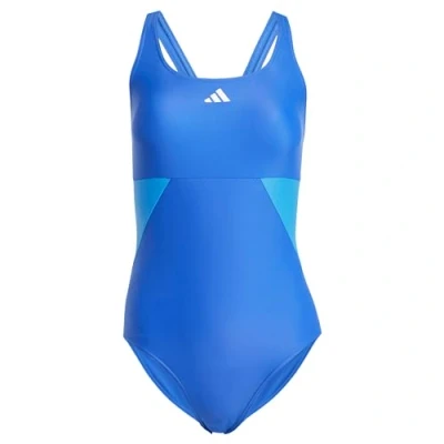 Abbildung von adidas Performance Colorblock Cback Badeanzug, Damen, Größe: 34, Royal blue