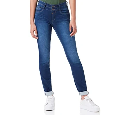 Abbildung von Timezone Damen Slim EnyaTZ Womenshape, Intense Blue Wash, 31W / 34L EU