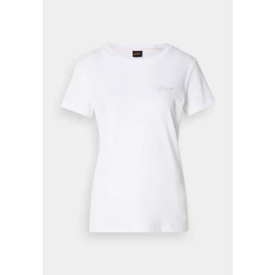 Abbildung von BOSS Esogo Tshirt basic, Damen, Größe: Small, White