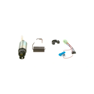 Abbildung von BOSCH 0 986 580 968 Kraftstoffpumpe elektrisch mit Anbaumaterial Anschlussteilen