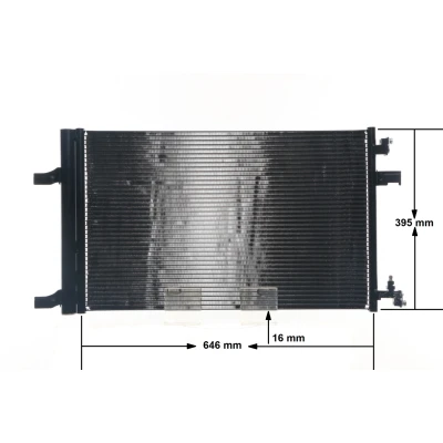 Abbildung von MAHLE ORIGINAL AC 637 000S Klimakondensator mit Trockner 12 8,1 626 OPEL: Astra J Sports Tourer, Hatchback, Insignia A Tourer