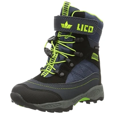 Abbildung von Lico Unisex Kinder Sundsvall Vs Schneestiefel, Marine Schwarz Lemon, 35 EU