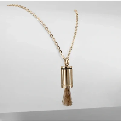 Abbildung von Ponytail&amp;Co Haken Pferdehaar Blatt Motiv Roségold S