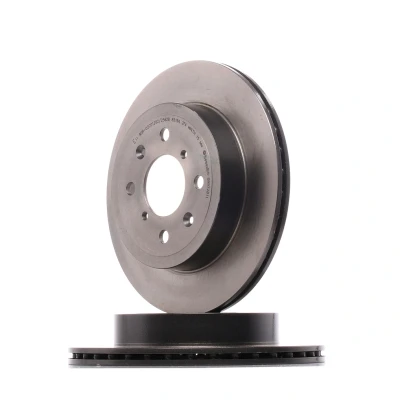 Abbildung von BREMBO COATED DISC LINE 09.9728.11 Bremsscheibe 253 17 4 innenbelüftet beschichtet mit Schrauben SUZUKI: IGNIS 2, Wagon R+ II Hatchback