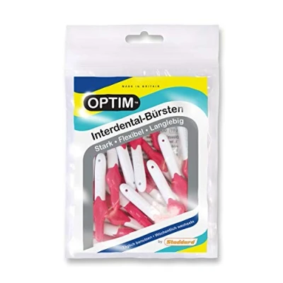 Abbildung von OPTIM Interdentalbürsten 16er Packung, pink 0,4mm Größe 0