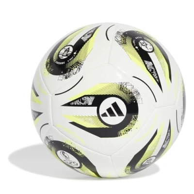 Abbildung von adidas Performance EURO25 CLUB Unisex Fußball, Größe: 5, White/black/lucid lemon