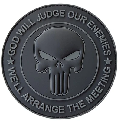 Abbildung von God Will Judge Our Enemies PVC Patch (Blackout Subdued)