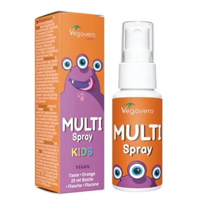 Abbildung von MULTIVITAMIN SPRAY FÜR Kinder Vegavero® Ohne Zucker &amp; künstliche Zusätze Ab 1 13 Jahre Mit 11 Vitaminen Immunsystem stärken *